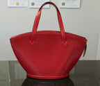 Louis Vuitton Castillan Red Epi Leather Saint Jacques Shopper Tote Bag