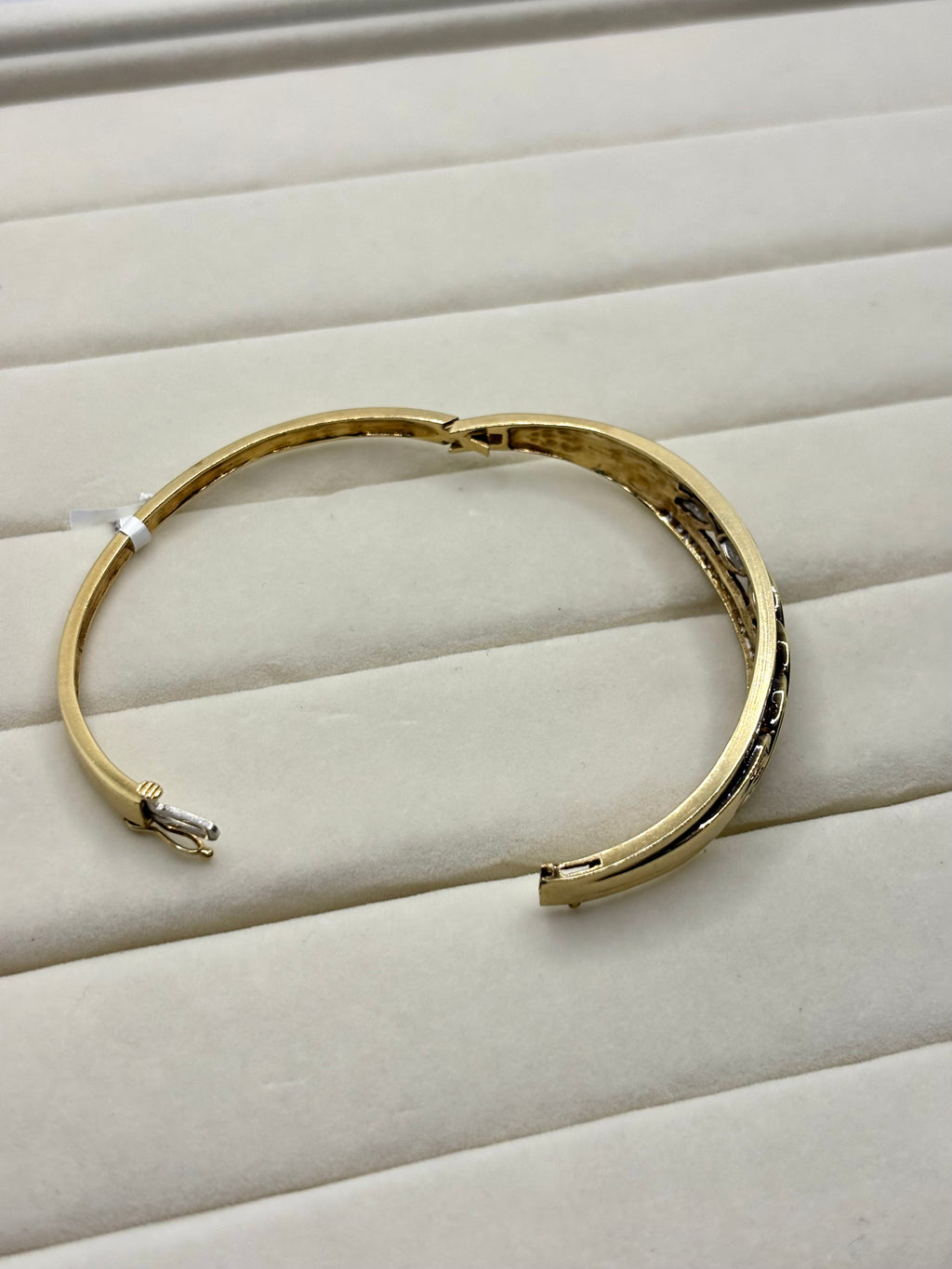 10K Gold Baguette Style Bangle | Empire Jewelry and Loan