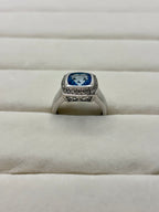 10K Gold Blue Stone Diamond Accent Ring | Empire Jewelry and Loan