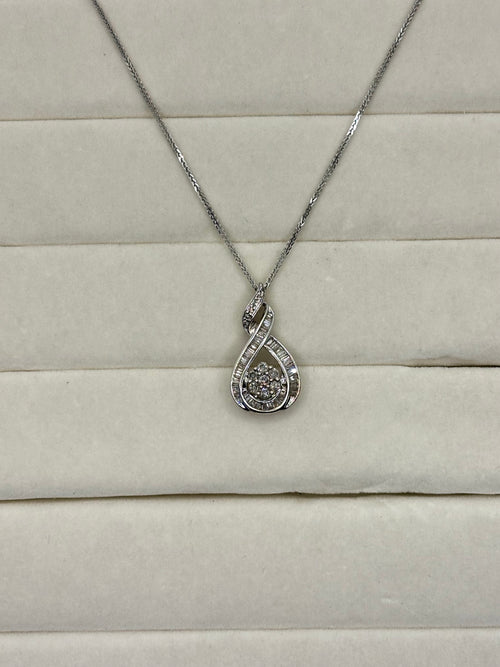 10K Gold Diamond Teardrop Pendant | Empire Jewelry and Loan