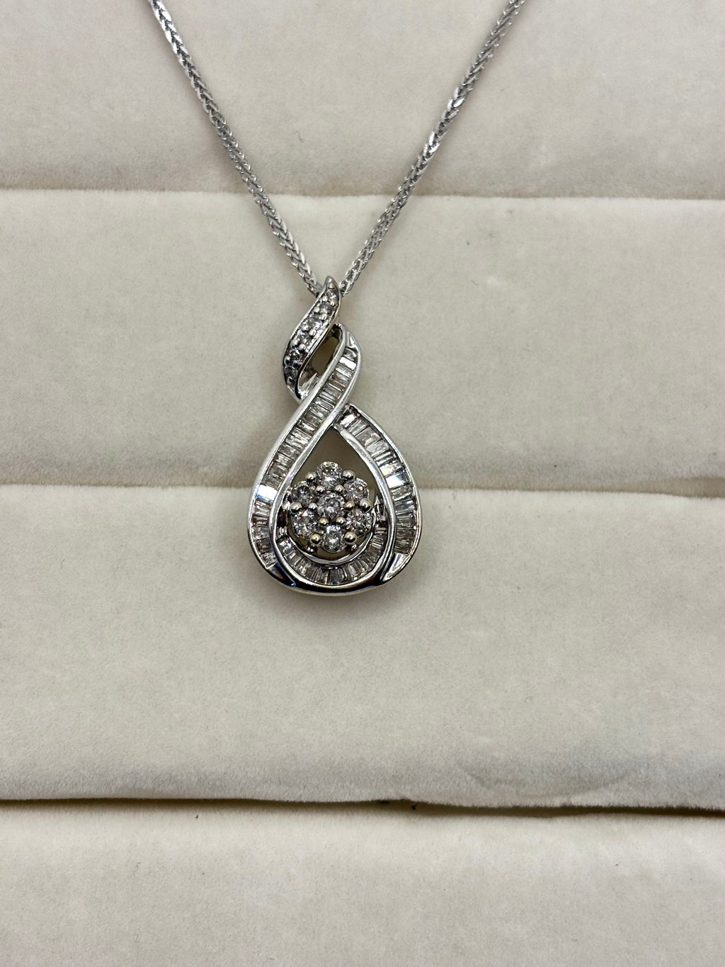 10K Gold Diamond Teardrop Pendant | Empire Jewelry and Loan