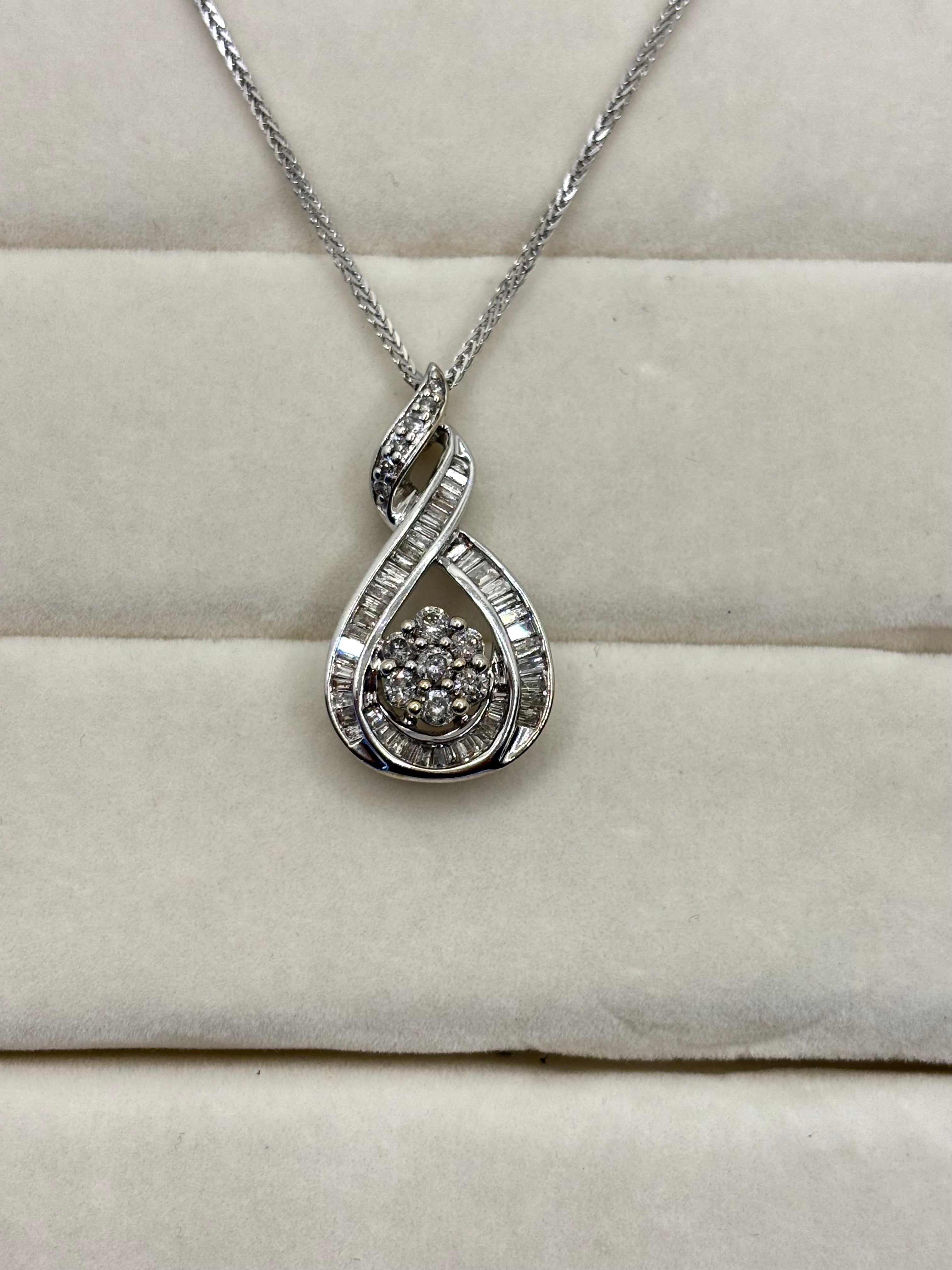 10K Gold Diamond Teardrop Pendant | Empire Jewelry and Loan