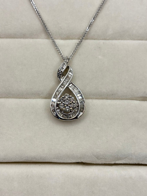10K Gold Diamond Teardrop Pendant | Empire Jewelry and Loan