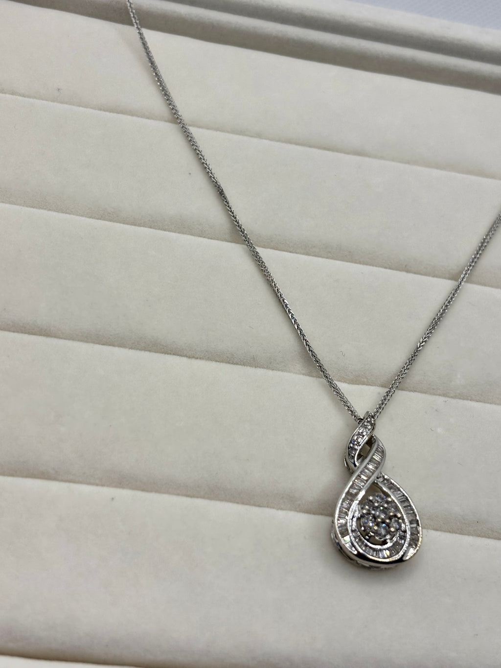 10K Gold Diamond Teardrop Pendant | Empire Jewelry and Loan