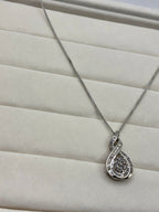 10K Gold Diamond Teardrop Pendant | Empire Jewelry and Loan