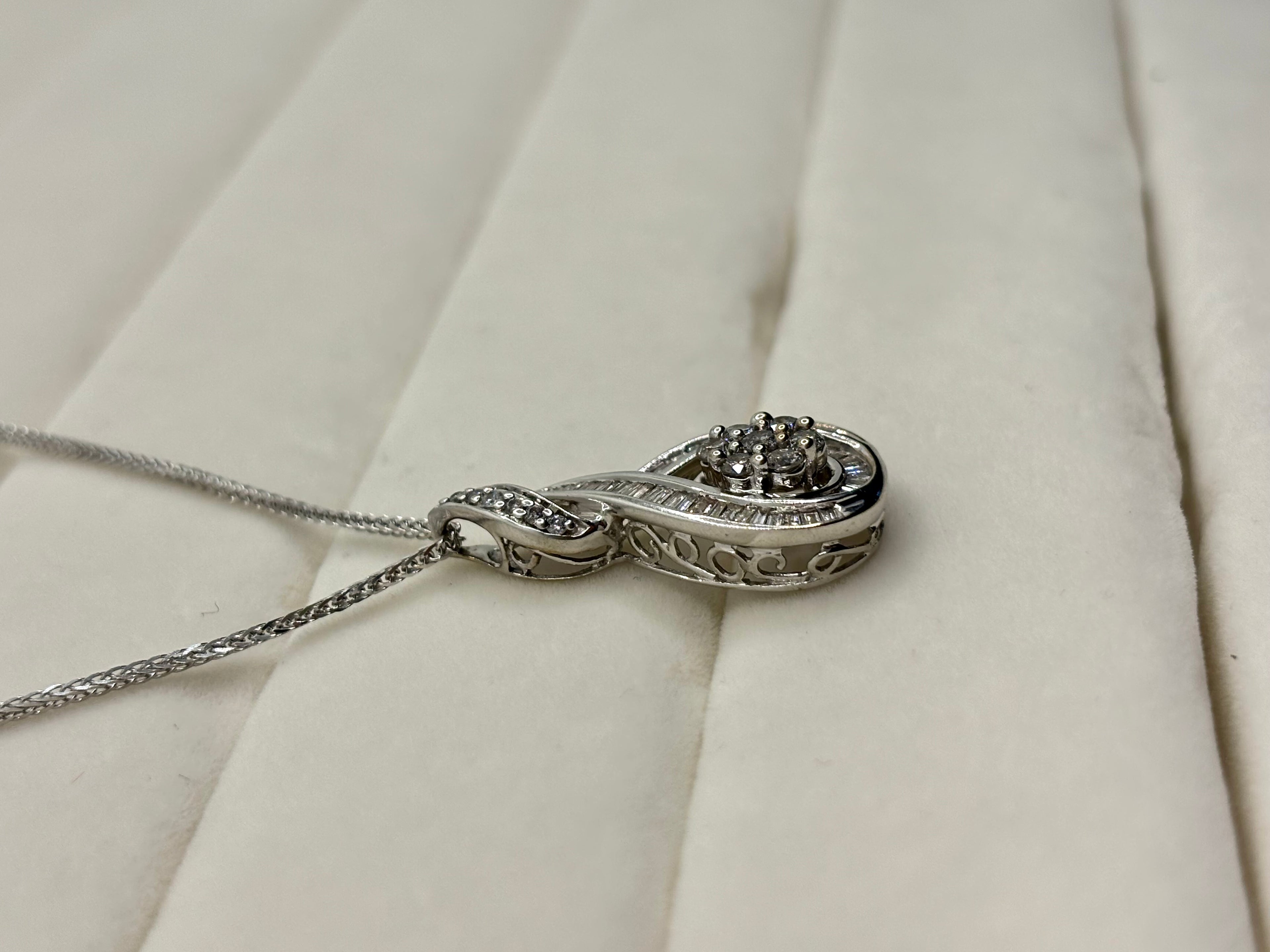 10K Gold Diamond Teardrop Pendant | Empire Jewelry and Loan