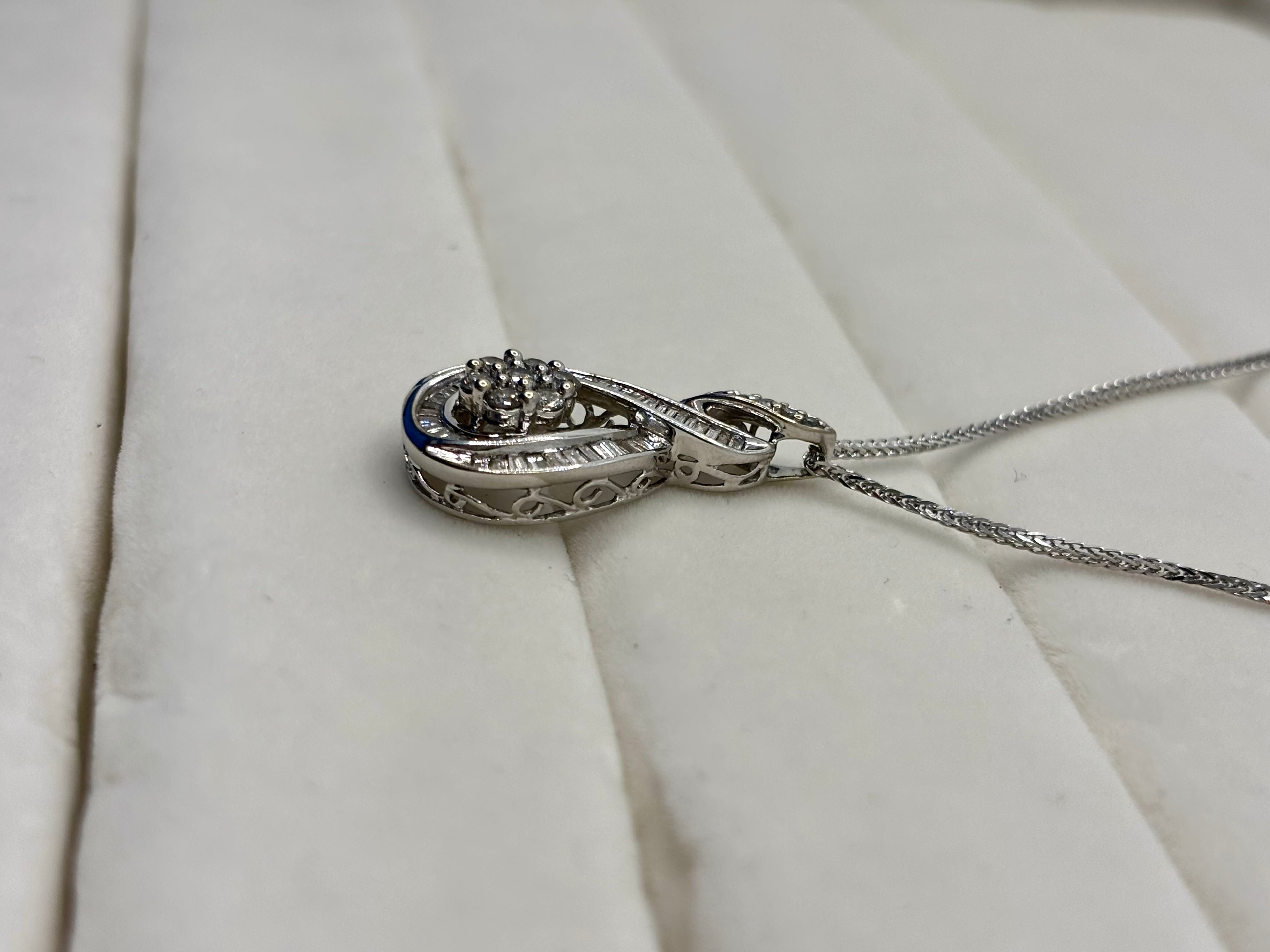 10K Gold Diamond Teardrop Pendant | Empire Jewelry and Loan