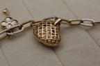 14k Yellow Gold Charm Bracelet