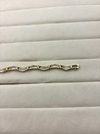 14K Diamond Wave Bracelet | Empire Jewelry and Loan