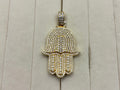 14K Gold Diamond Hamsa Hand Pendant | Empire Jewelry and Loan
