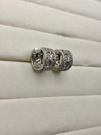 14K Gold Diamond Hoop Earrings | Empire Jewelry and Loan