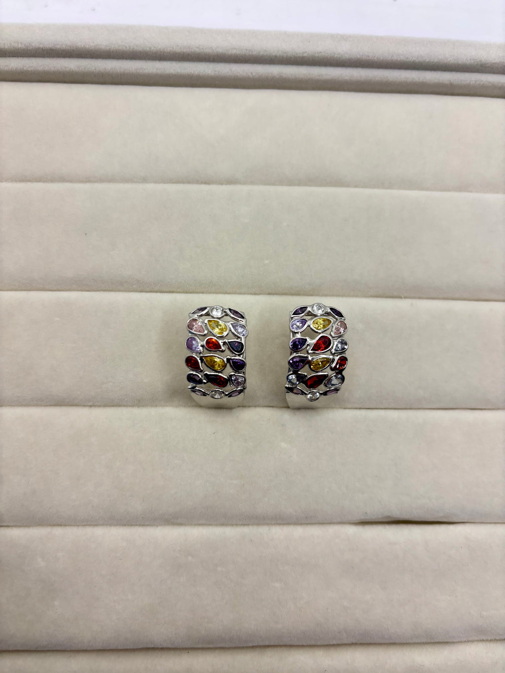 14K Gold Multi Gemstone Earrings | Empire Jewelry and Loan