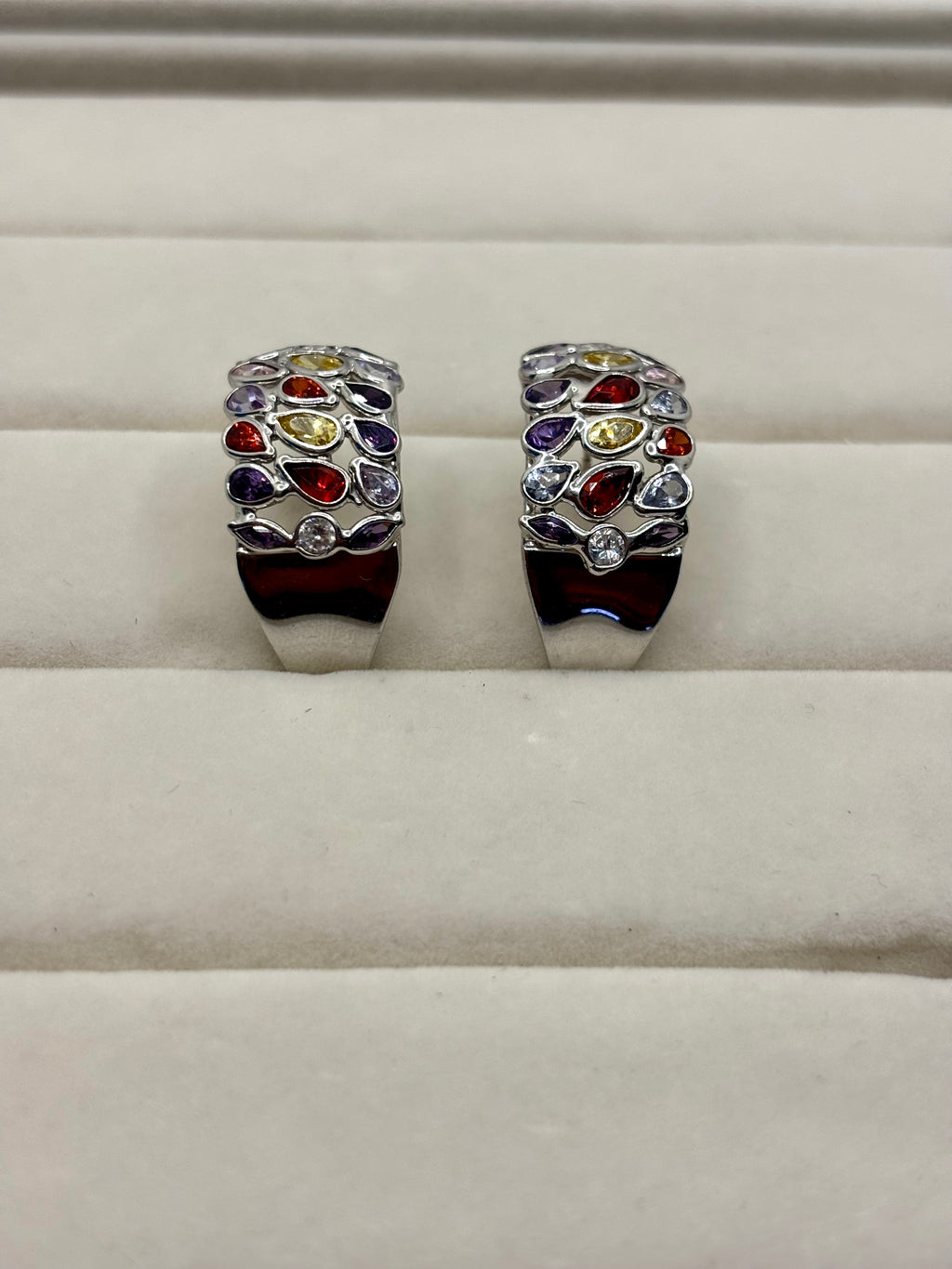 14K Gold Multi Gemstone Earrings | Empire Jewelry and Loan