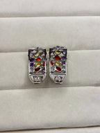 14K Gold Multi Gemstone Earrings | Empire Jewelry and Loan