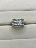 14K Gold Multi-Row Diamond Ring | Empire Jewelry and Loan