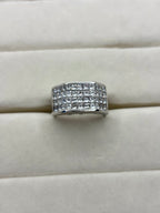 14K Gold Multi-Row Diamond Ring | Empire Jewelry and Loan