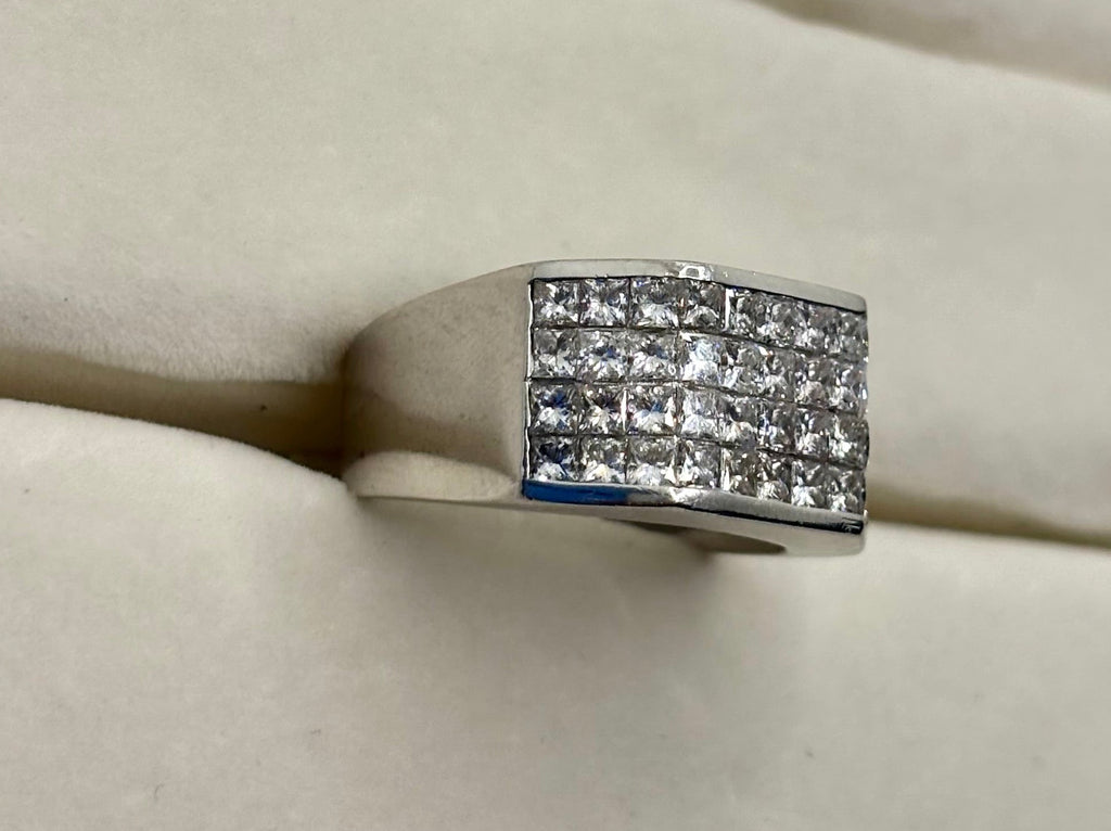 14K Gold Multi-Row Diamond Ring | Empire Jewelry and Loan