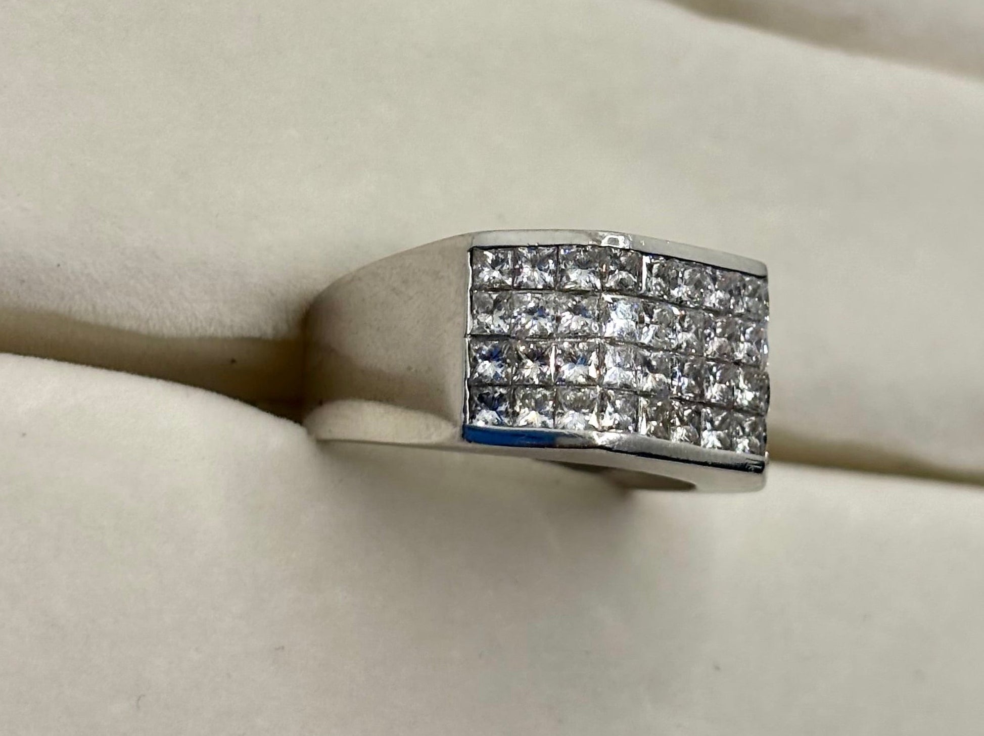 14K Gold Multi-Row Diamond Ring | Empire Jewelry and Loan