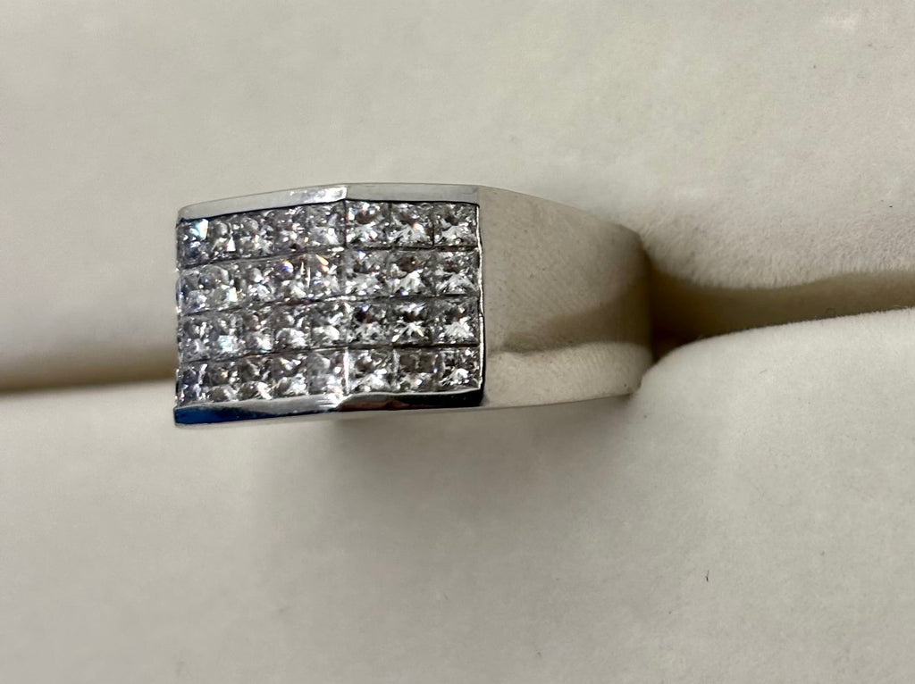 14K Gold Multi-Row Diamond Ring | Empire Jewelry and Loan