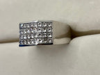 14K Gold Multi-Row Diamond Ring | Empire Jewelry and Loan