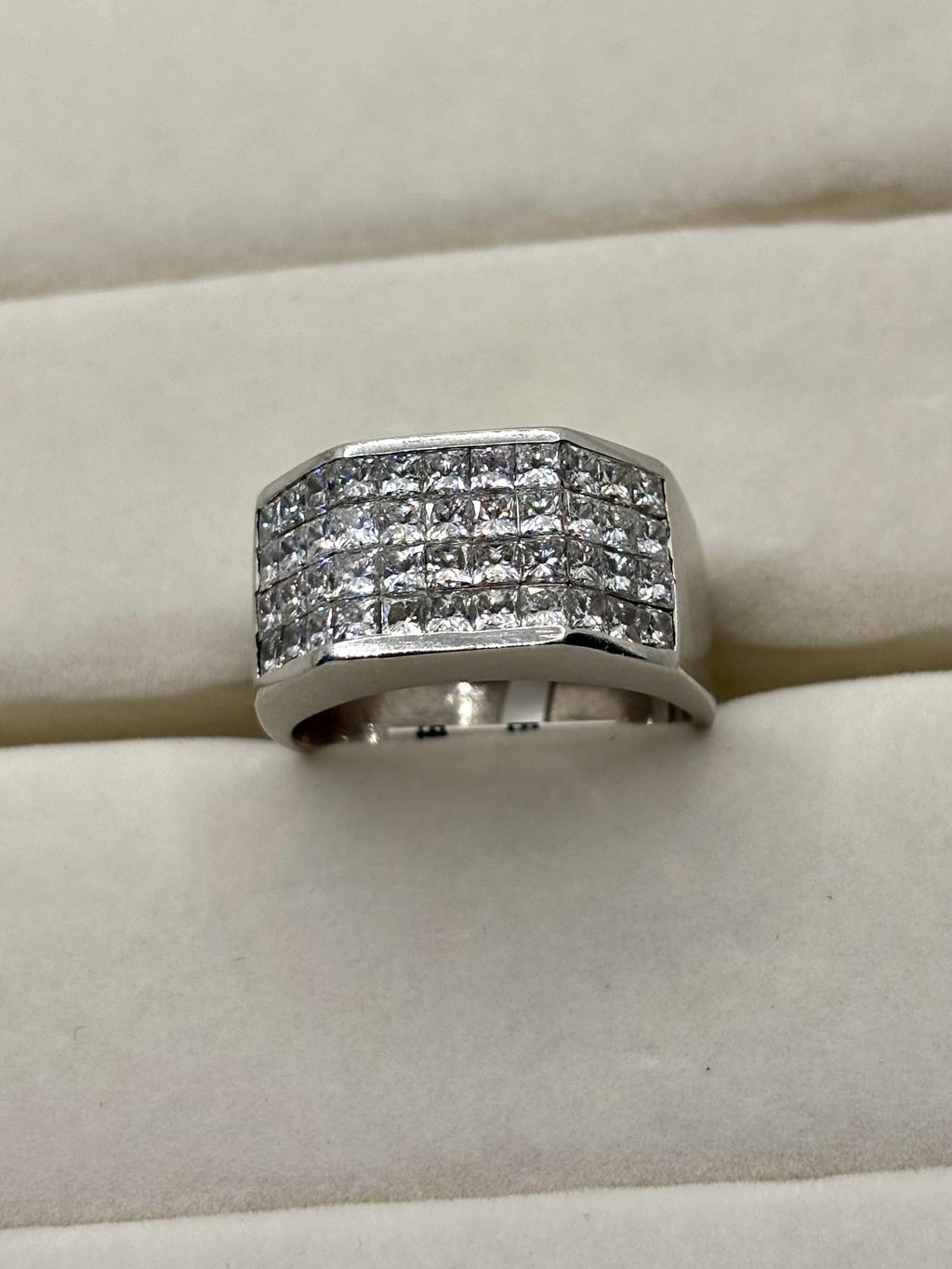 14K Gold Multi-Row Diamond Ring | Empire Jewelry and Loan