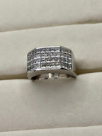 14K Gold Multi-Row Diamond Ring | Empire Jewelry and Loan