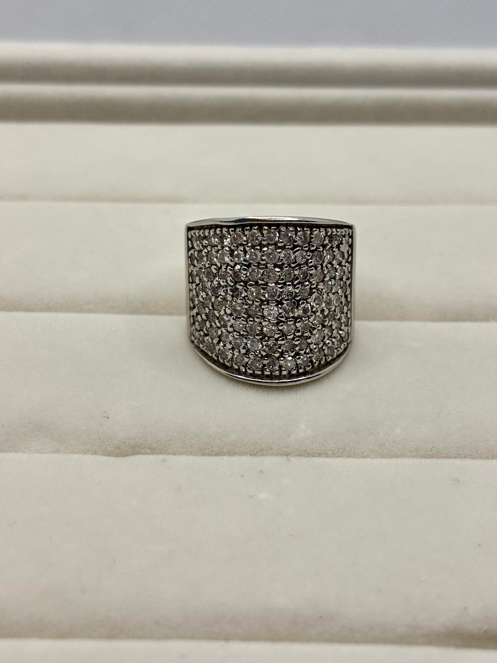 14K Gold Wide Diamond Ring | Empire Jewelry and Loan