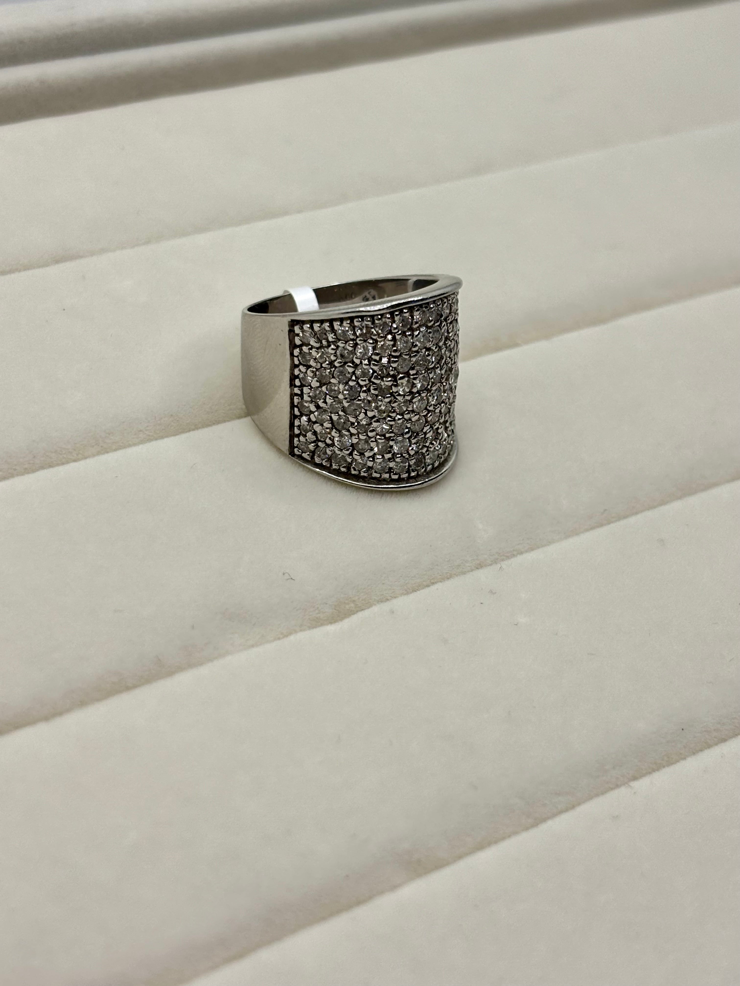 14K Gold Wide Diamond Ring | Empire Jewelry and Loan