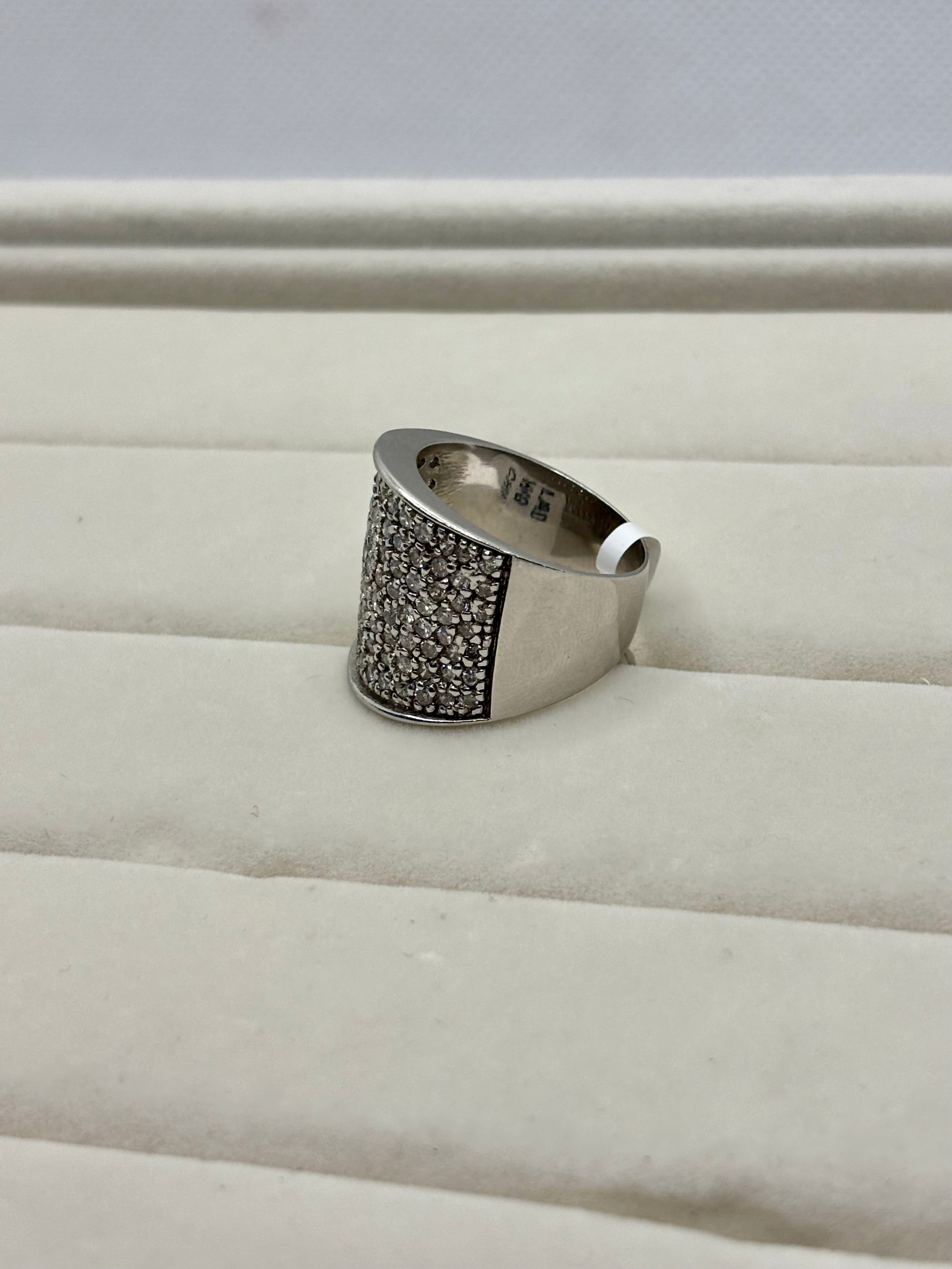 14K Gold Wide Diamond Ring | Empire Jewelry and Loan