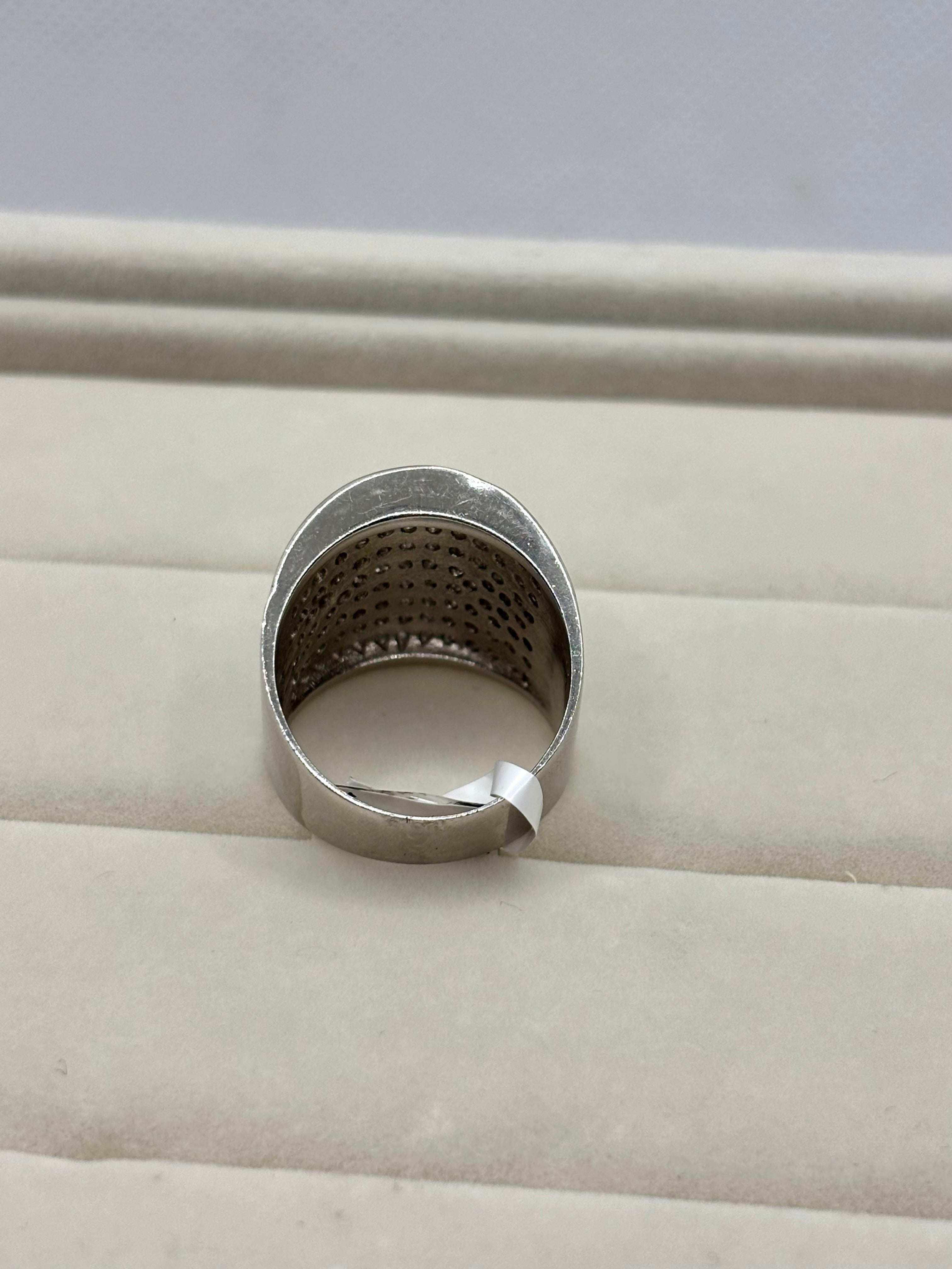 14K Gold Wide Diamond Ring | Empire Jewelry and Loan