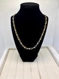 14K Tri-Color Gold Paperclip Chain Necklace | Empire Jewelry and Loan