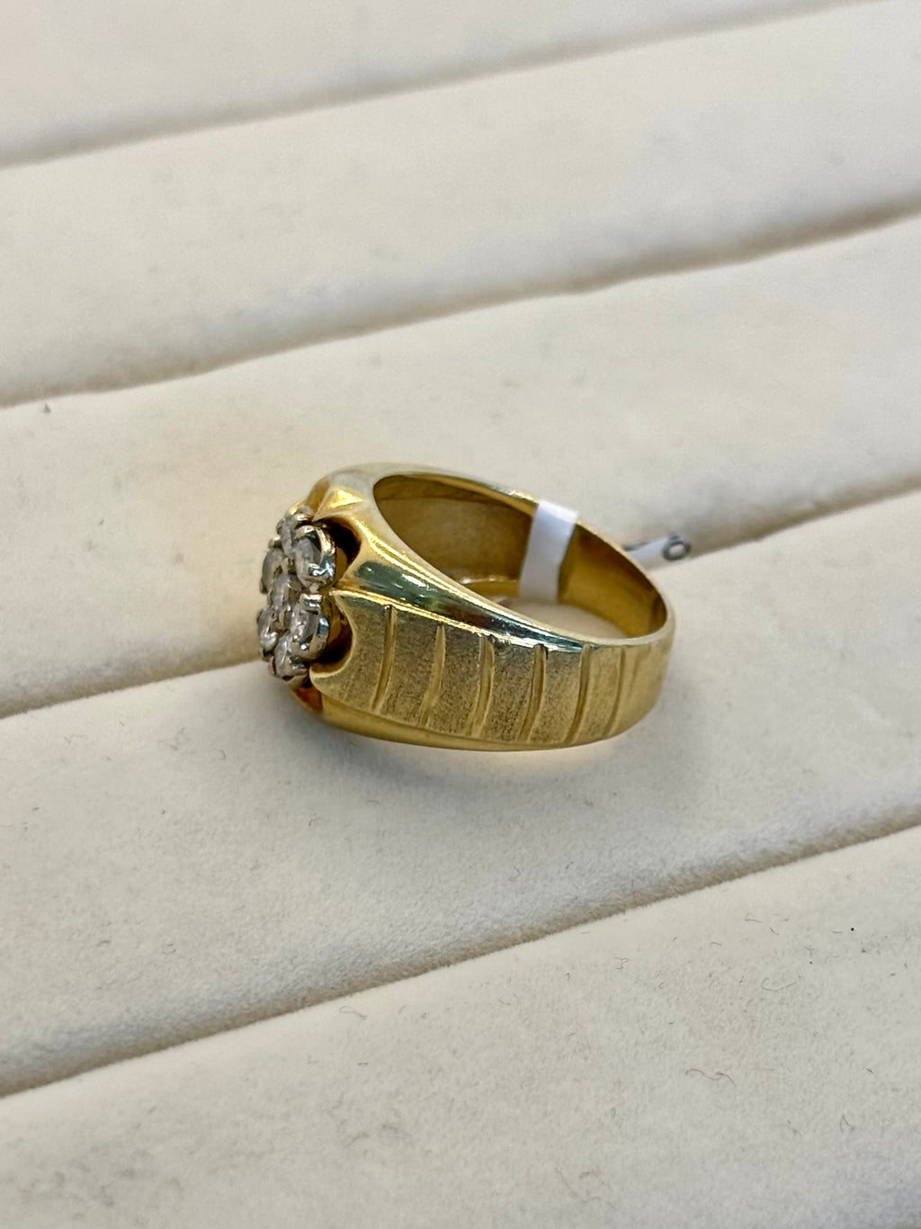 14K Yellow Gold Cluster Diamond Ring | Empire Jewelry and Loan