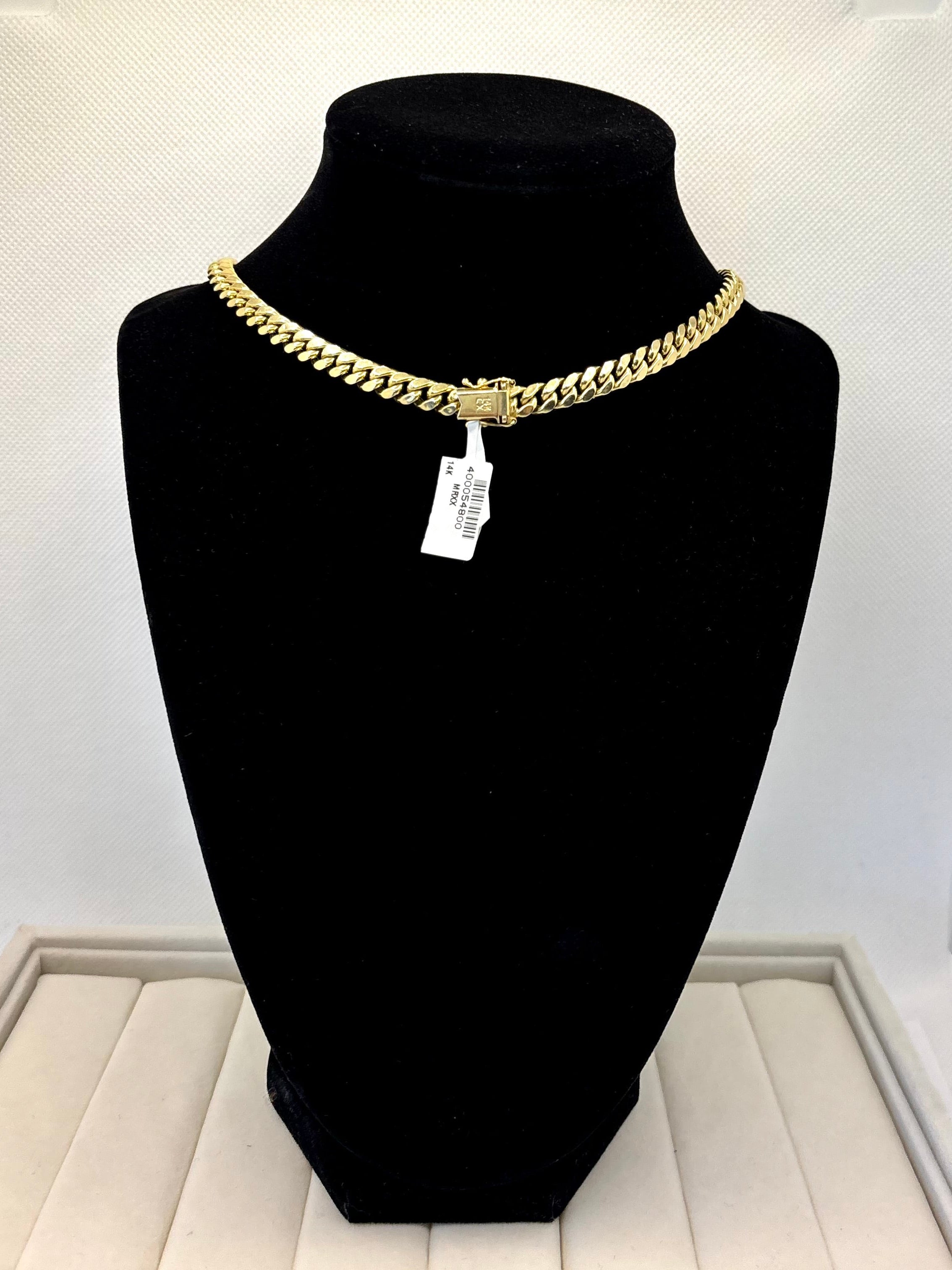 14K Yellow Gold Cuban Link Chain Necklace | Empire Jewelry and Loan