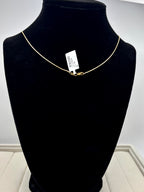 14K Yellow Gold Flower Natural Diamond  Necklace | Empire Jewelry and Loan