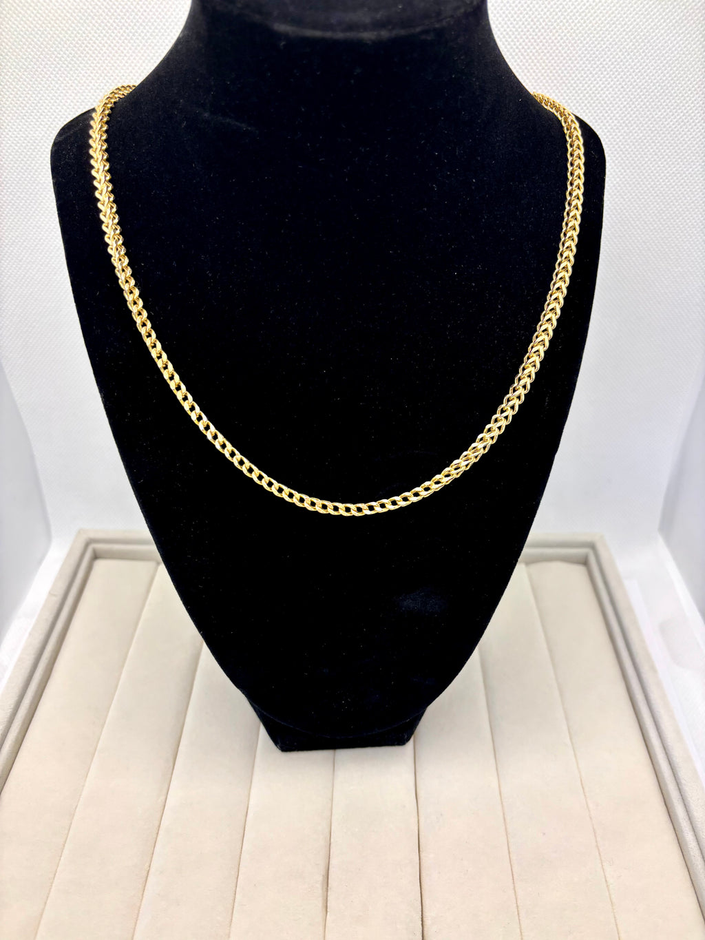 14K Yellow Gold Franco Chain Necklace – 24 Inches | Empire Jewelry and Loan