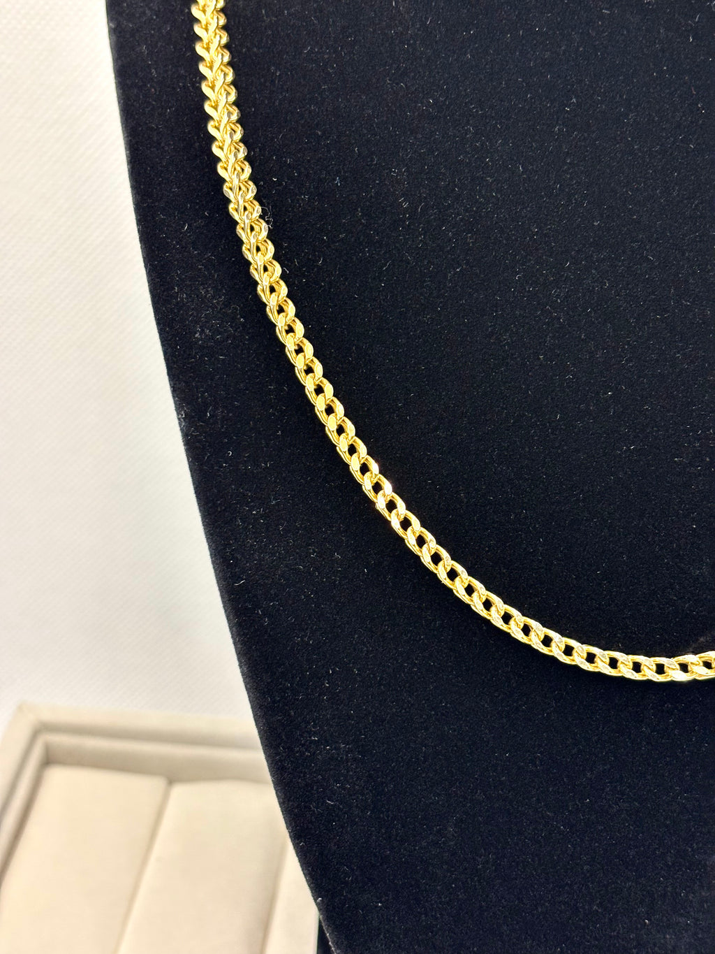 14K Yellow Gold Franco Chain Necklace – 24 Inches | Empire Jewelry and Loan