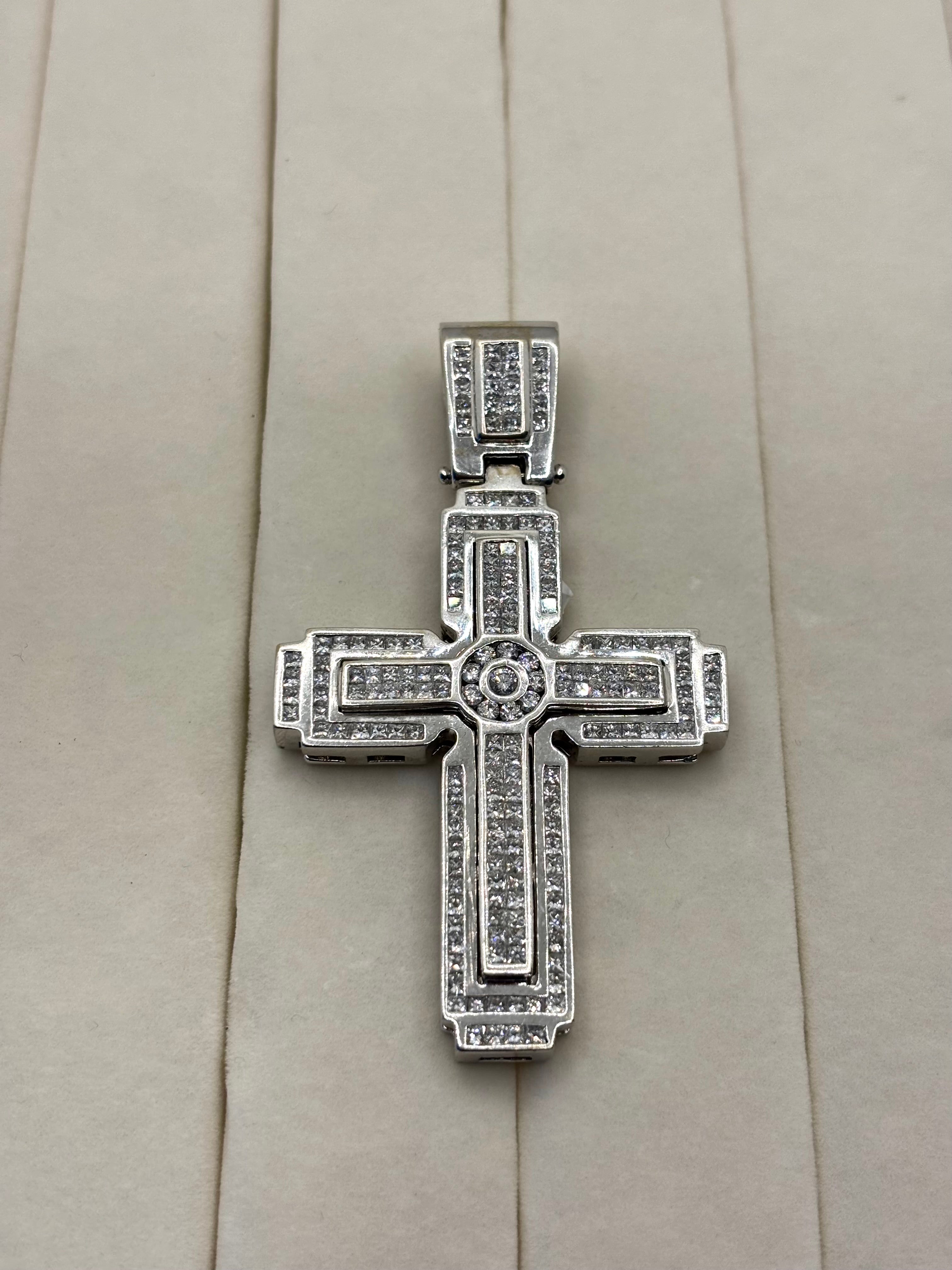 18K Gold Diamond Cross Pendant | Empire Jewelry and Loan