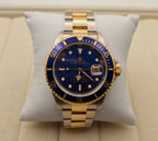 Rolex Submariner Date Two-Tone "Bluesy" Blue Dial 18K Gold & Steel (Ref. 16613)