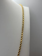 14k Yellow Gold Rope Chain