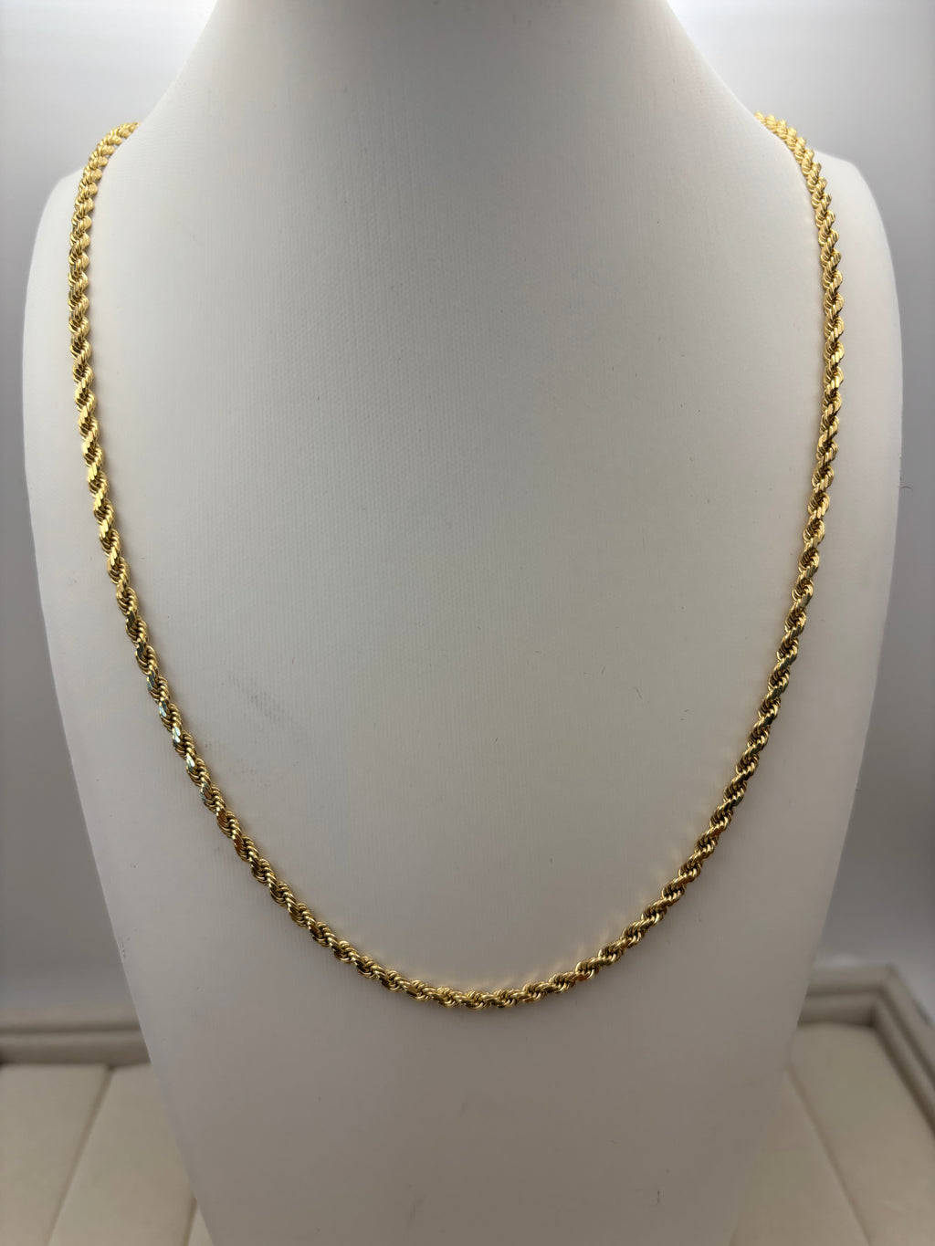 14k Yellow Gold Rope Chain