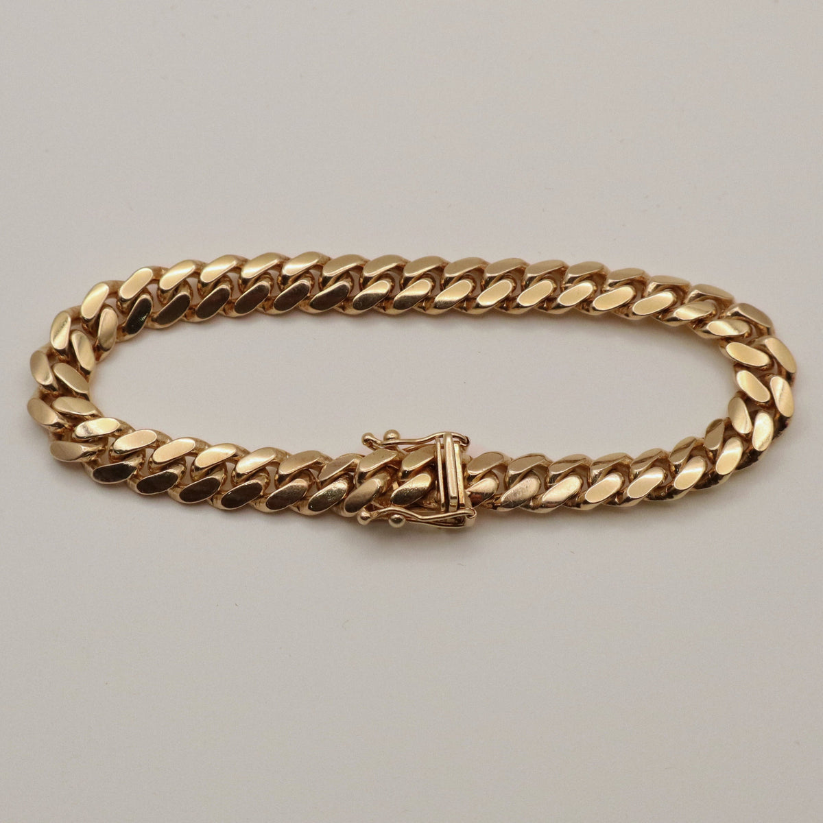 14k Yellow Gold Cuban Link Bracelet