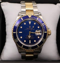 Rolex Submariner Date Two-Tone "Bluesy" Blue Dial 18K Gold & Steel (Ref. 16613)