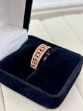 10K Yellow Gold Diamond Band Ring