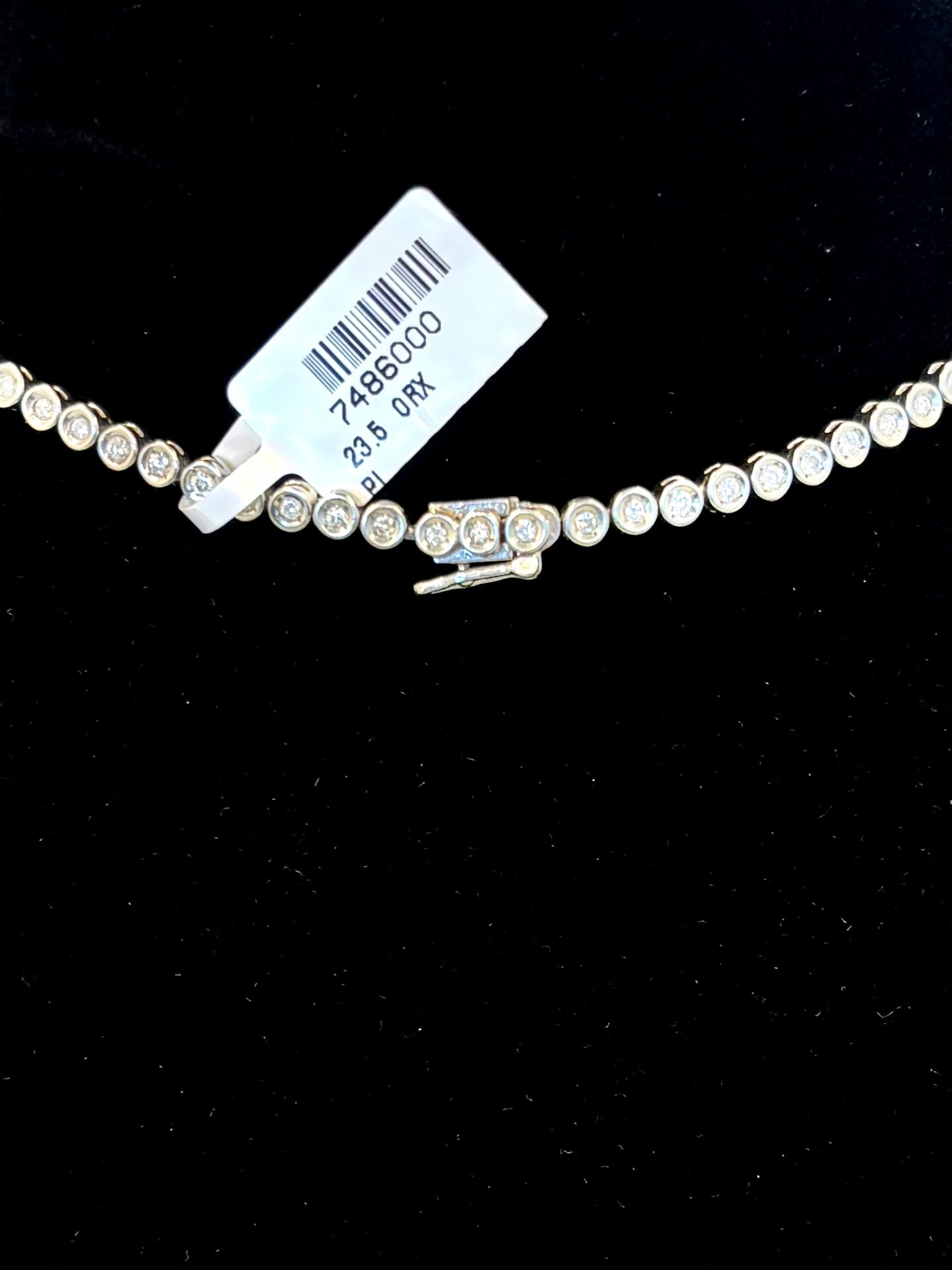 950 Platinum Natural Diamond Tennis Chain | Empire Jewelry and Loan
