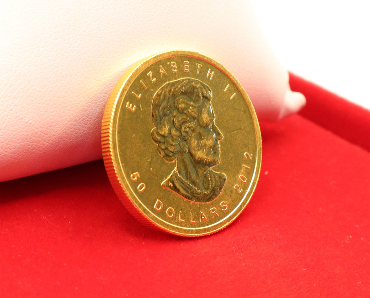 2012 Canada 1 oz Gold Maple Leaf - $50