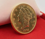 1904 United States $20 Liberty Head Double Eagle Gold Coin
