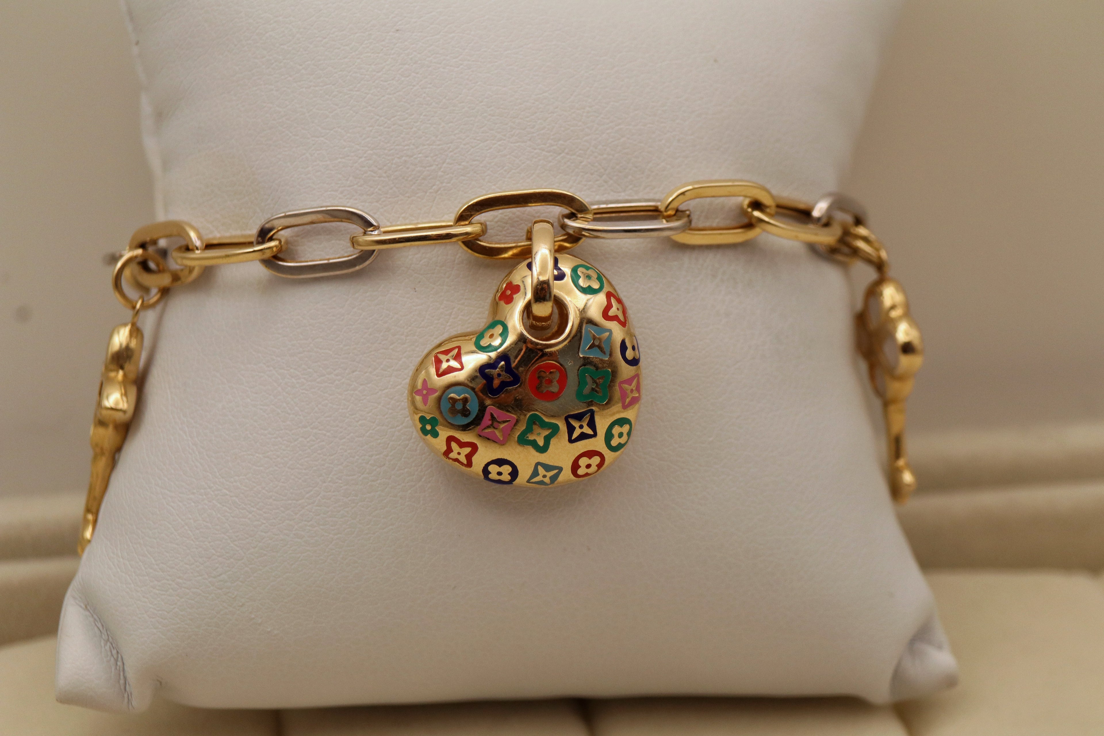 14k Yellow Gold Charm Bracelet