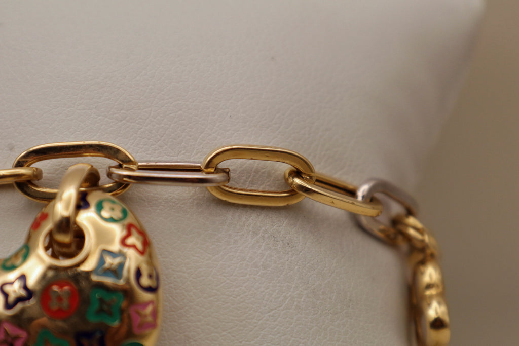 14k Yellow Gold Charm Bracelet