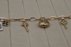14k Yellow Gold Charm Bracelet