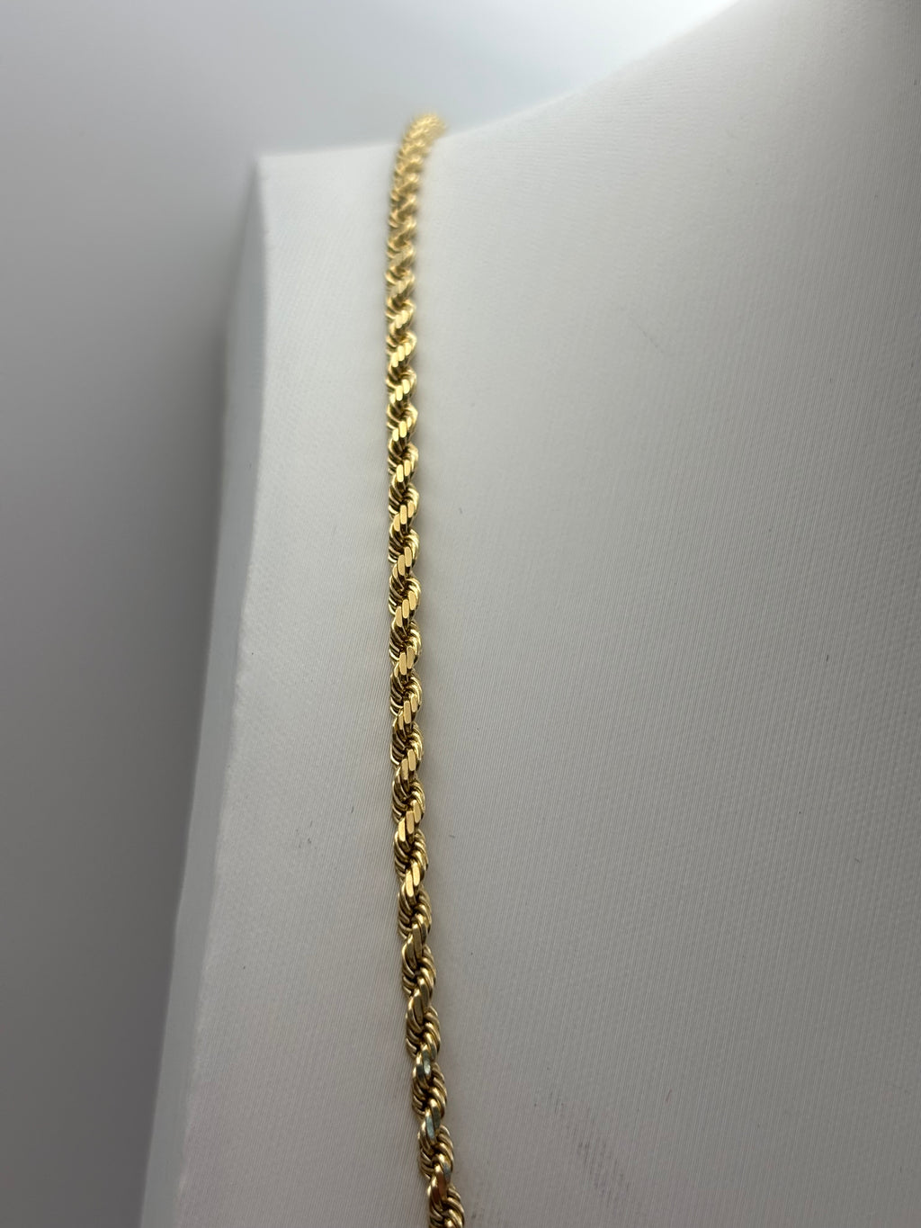 14k Yellow Gold Rope Chain